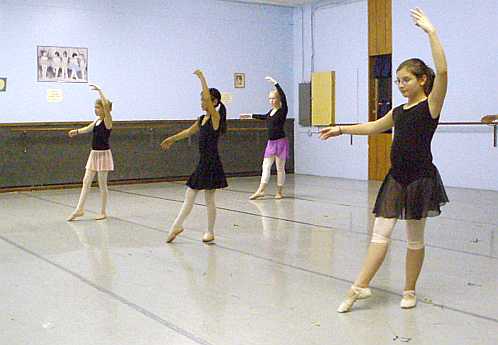 a dance class