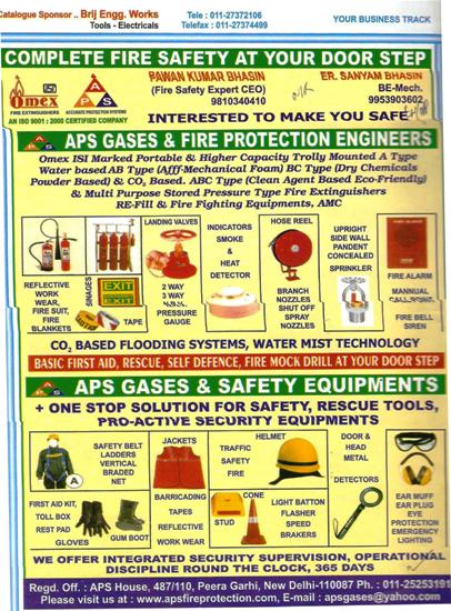 APS GASES & FIRE PROTECTION ENGINEERS DELHI