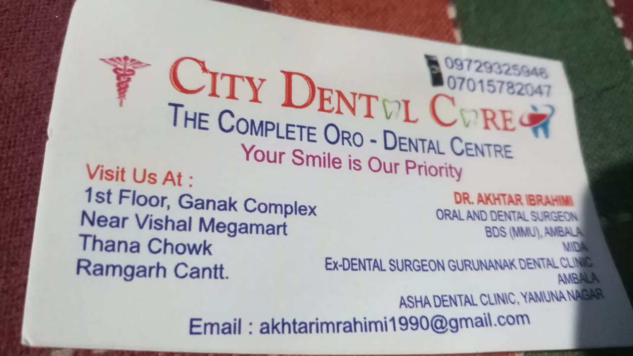 City dental care in ramgarh ranchi
