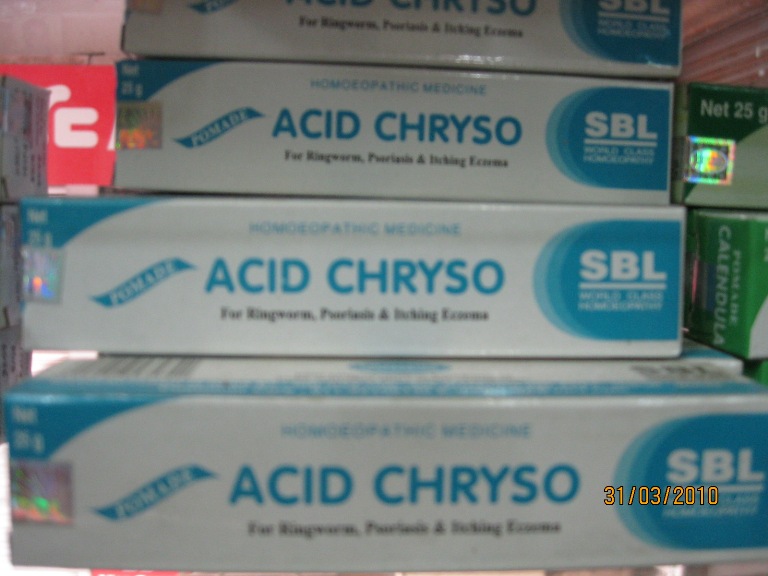 acid chryso homeopathic cream
