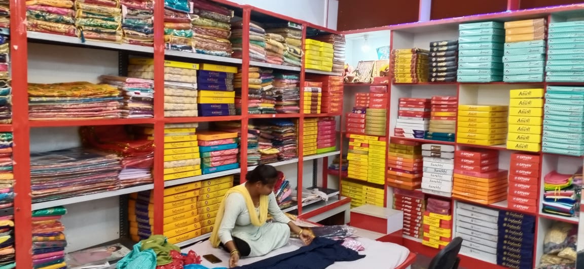 Laxmipati saree shop in Ravi Steel ranchi 