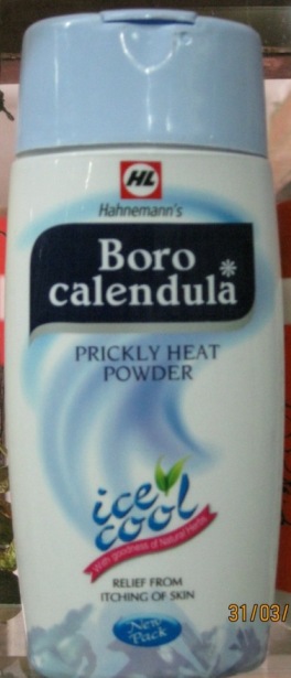 Boro calendula prickly heat powder