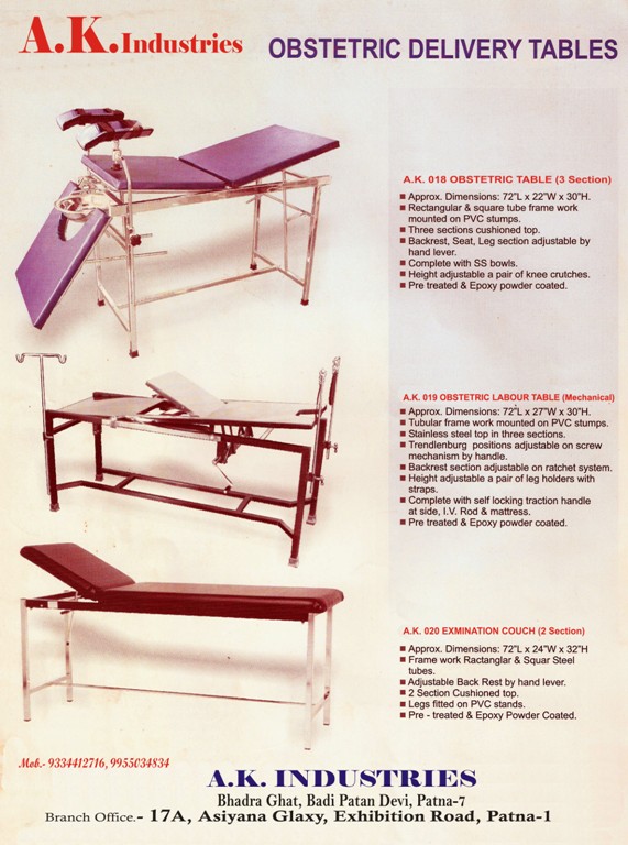 OBSTETRIC DELIVERY TABLES