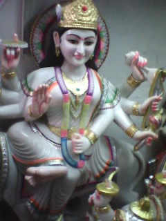 MURTI OF MAA DURGA MADE BY MARBLE
