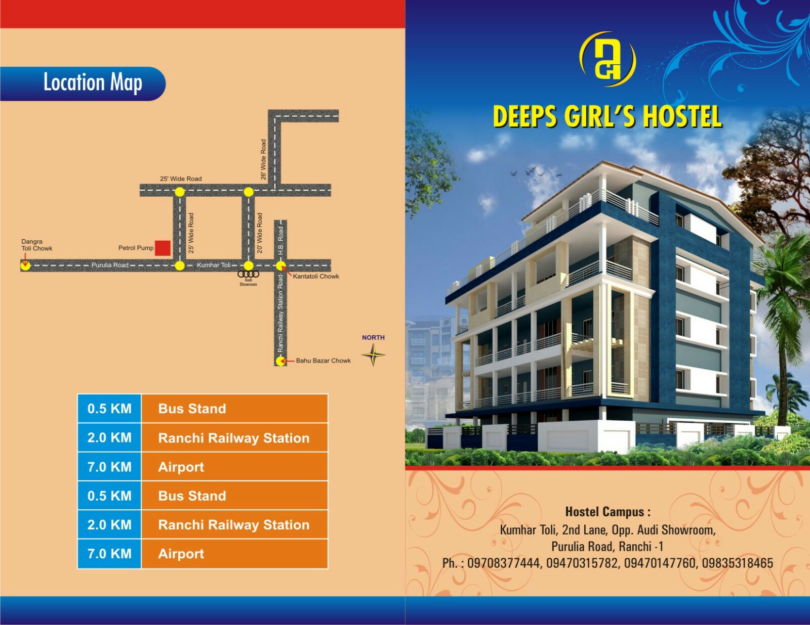 Best hitech girls hostel in Ranchi