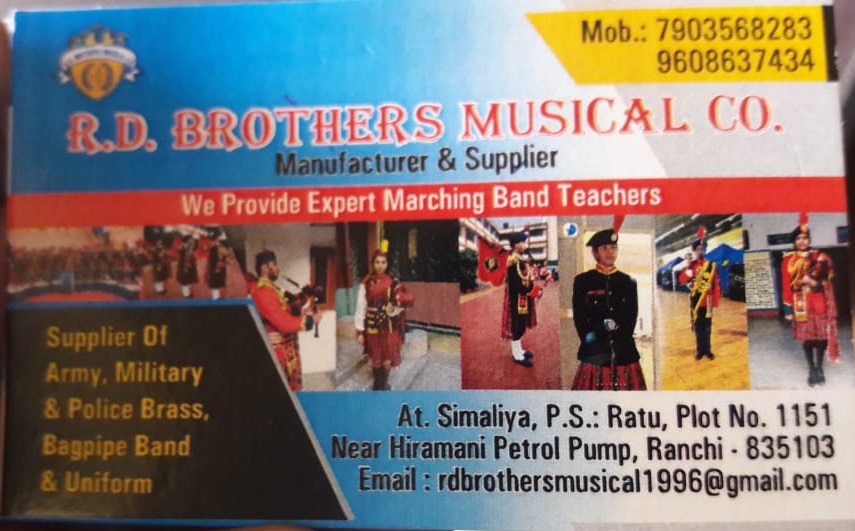 Bagpiper Band & uniform suplier in jamshedpur
